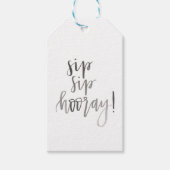 Sip Hooray - Cadeau Label Cadeaulabel (Voorkant)