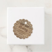 Sip Hooray - Rustiek Vrijgezellenfeest Bedankjes Labels (In situ)