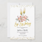 Sip Hooray Wine Engagement Party Kaart (Voorkant)