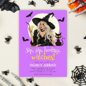 Sip Hooray Witches Volwassen Halloween feest Kaart
