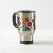 Sip in Bloom – Floral Fantasy Mok ☕💐 (Voorkant links)