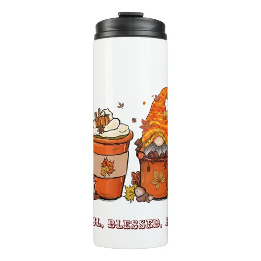 Sip in stijl, gezellig met deze Thanksgiving Thermosbeker (Voorkant)