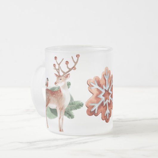 Sip in stijl - Nieuwjaarsglas Matglas Koffiemok (Voorkant links)