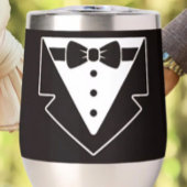 Sip in stijl - Tuxedo Stemless Wine Tumbler