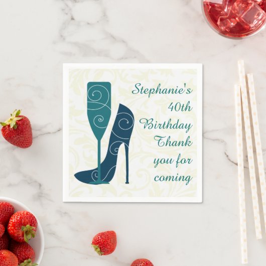 Sip in stijl Wijn Champagne Papier Servetten (Insitu)