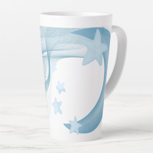 Sip in Style with This Customizable Latte Mug! Latte Mok (Rechterhoek)