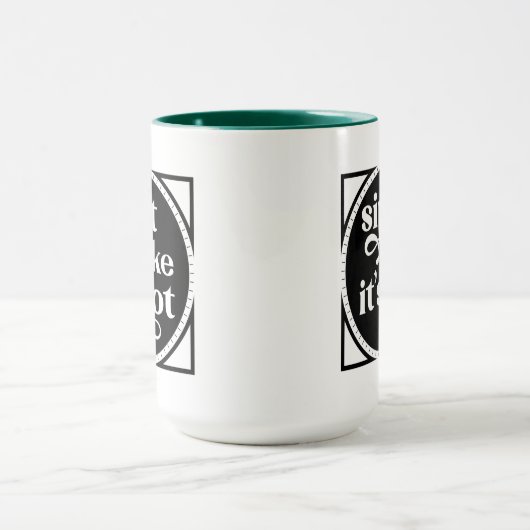 Sip it Like it's Hot typography Mok (Midden)