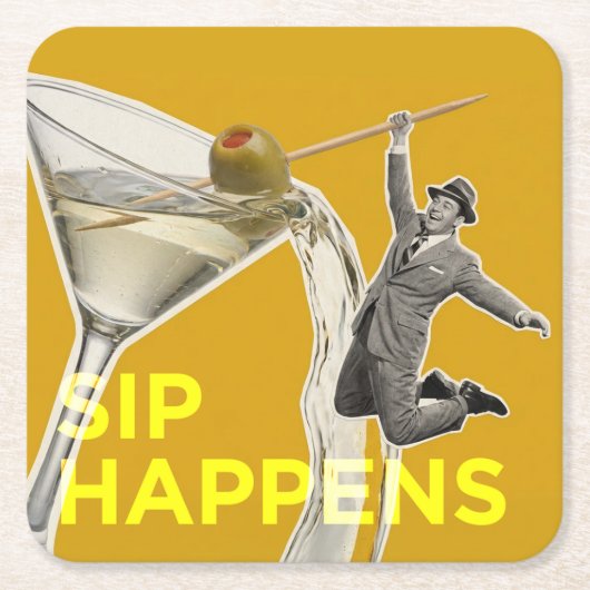 Sip kartonnen onderzetters (Voorkant)