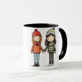 Sip, lachen, herhalen: de beste vrienden voor alti mok (Voorkant rechts)