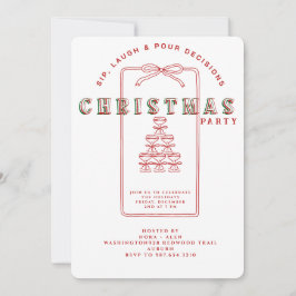 SIP, LAUGH & POUR BESLISSINGEN KERSTPARTY KAART