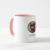 Sip met een miauw: Schattigee Cat Design Mok (Voorkant links)