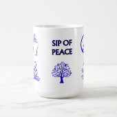  SIP OF PEACE, CLEAR YOUR MIND CERAMIC 15OZ MUG KOFFIEMOK (Center)