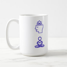  SIP OF PEACE, CLEAR YOUR MIND CERAMIC 15OZ MUG KOFFIEMOK
