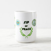  SIP OF PEACE,NOT WAR  15OZ CERAMIC MUG KOFFIEMOK (Center)