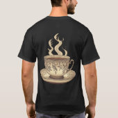 Sip of Serenity – Classic Teacup T-shirt 👕 (Achterkant)