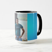 "Sip of Serenity: sfeervolle koffie Mok" Mok (Voorkant rechts)