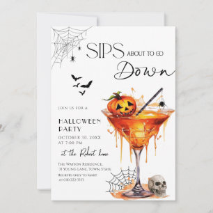 Sip op weg naar Halloween Kaart