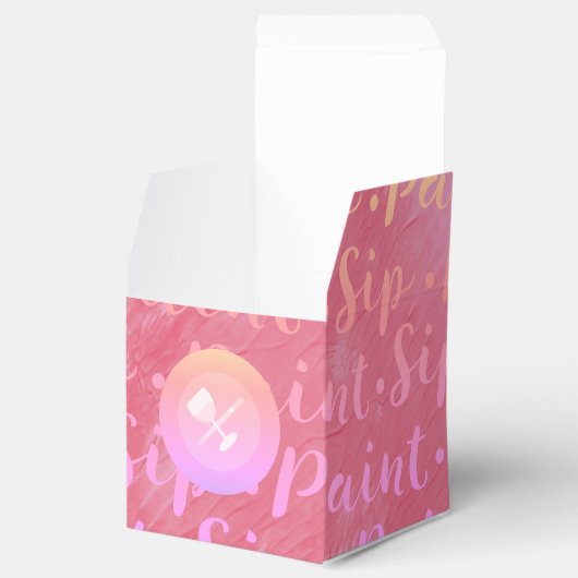 Sip & Paint Bedankdoosjes (Geopend)