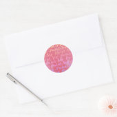Sip & Paint Ronde Sticker (Envelop)