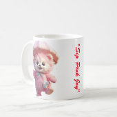 "Sip Pink Joy" Koffiemok (Voorkant links)