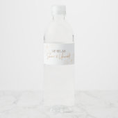 Sip, Relax, Shine & Unwind Water fles labels Waterfles Etiket (Voorkant)