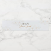 Sip, Relax, Shine & Unwind Water fles labels Waterfles Etiket (Enkel label)