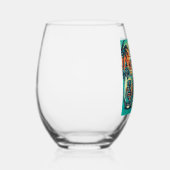 Sip & Relax Tiki glaswerk Wijnglas Zonder Voet (Rechts)