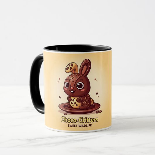 "Sip & Savor: Chocolate Bliss Mug" Mok (Voorkant links)