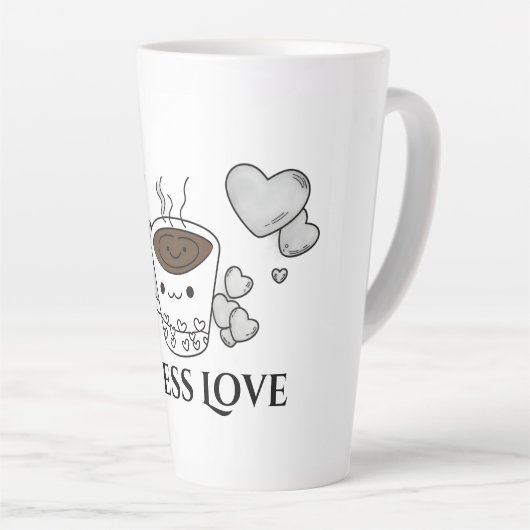 Sip Savour Love Mom Latte Mug Latte Mok (Rechterhoek)