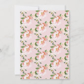 Sip & See Baby Meisje Blush Roze Virtual Baby show Kaart (Achterkant)