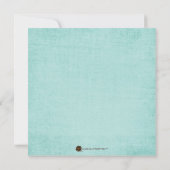 Sip & See Baby Uitnodiging (Achterkant)