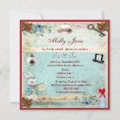 Sip & See Festive Wonderland Baby shower Kaart (Achterkant)