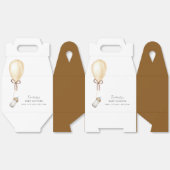 Sip & See Simple Boho Balloon Bottle Baby shower Bedankdoosjes (Ongevouwen)