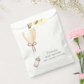 Sip & See Simple Boho Balloon Bottle Baby shower Bedankzakje (Gezegeld)