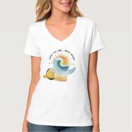 Sip & Shine – Zon, Citrus & Ocean Vibes T-shirt