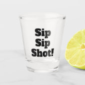 Sip Shot Fun en Games Funny Shot Glas (Voorkant)