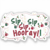 Sip, Sip, Hoera!, Ontwerp van de Verzameling van V Sticker (Voorkant)