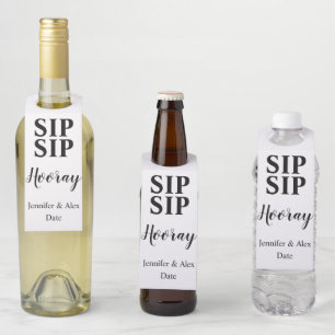 Sip Sip Hoera Viering Flessenhanger