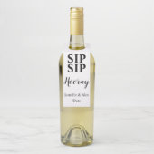 Sip Sip Hoera Viering Flessenhanger (Op fles)
