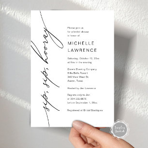 SIP, SIP, Hoera, Vrijgezellenfeest feestviering Kaart