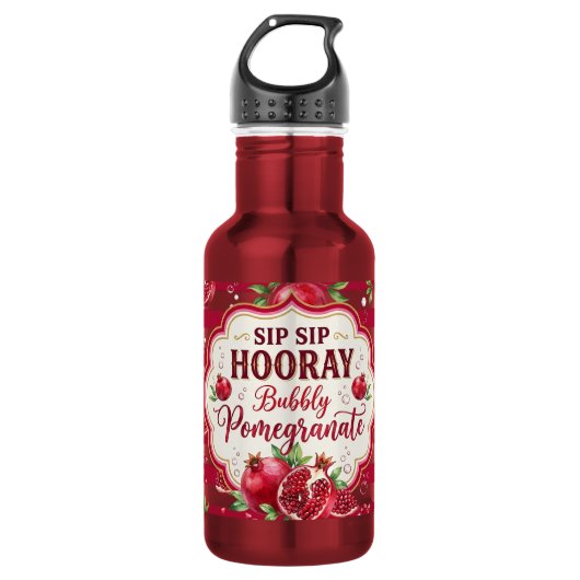 Sip Sip Hoera Waterfles (Voorkant)