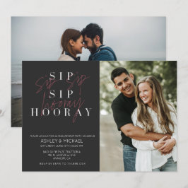 Sip Sip Hooray Black 2 Fotoservice Kaart