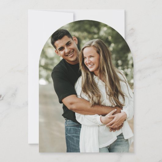 Sip Sip Hooray Black Gold Photo Couple's Shower Kaart (Achterkant)