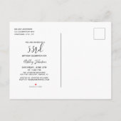 Sip Sip Hooray Black & White Birthday Briefkaart (Achterkant)