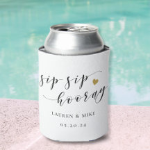 Sip Sip Hooray Bruidsfeest Bruiloft Favor