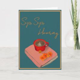 Sip Sip Hooray card Kaart