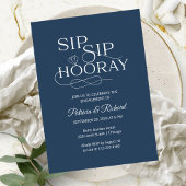 Sip Sip Hooray Engagement Party Aankondiging