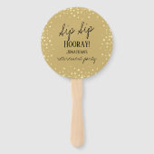 Sip Sip Hooray feliciteert pensionering Handwaaier (Voorkant)