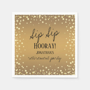 Sip Sip Hooray feliciteert pensionering Servet