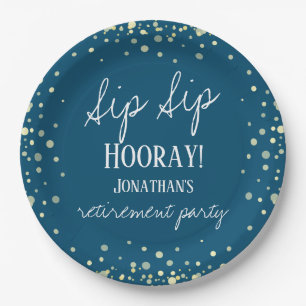 Sip Sip Hooray Gefeliciteerd met PlP Papieren Bordje